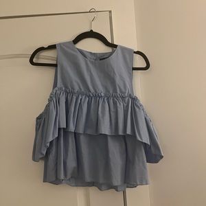 Zara ruffle top